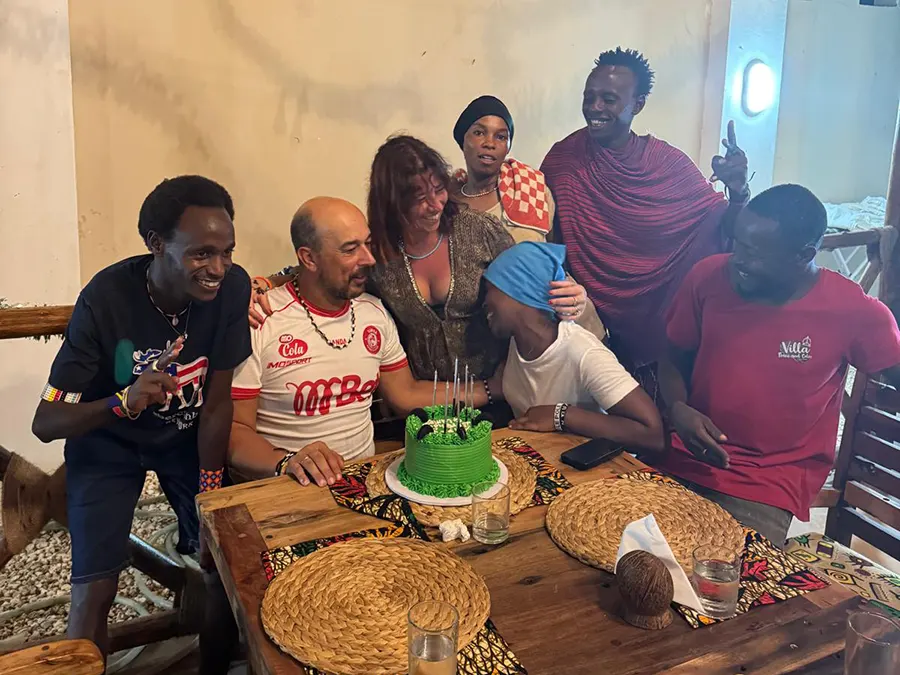 Birthday party on Nungwi beach at sunset, Villa Peace And Color Zanzibar