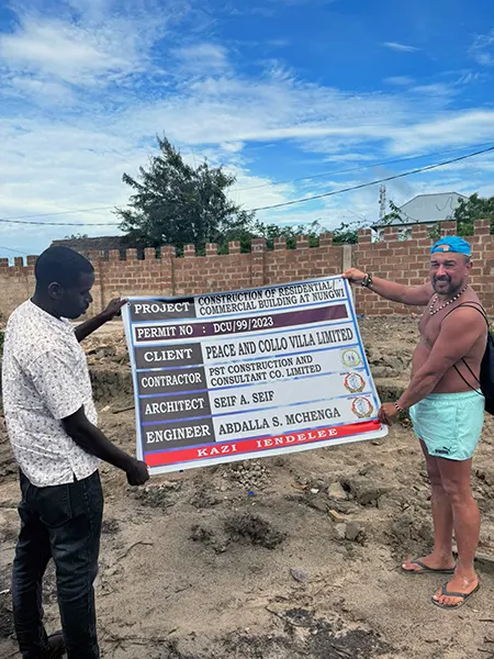 Villa Peace And Color before construction works