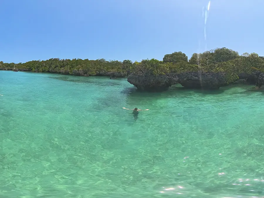 Snorkeling a Zanzibar