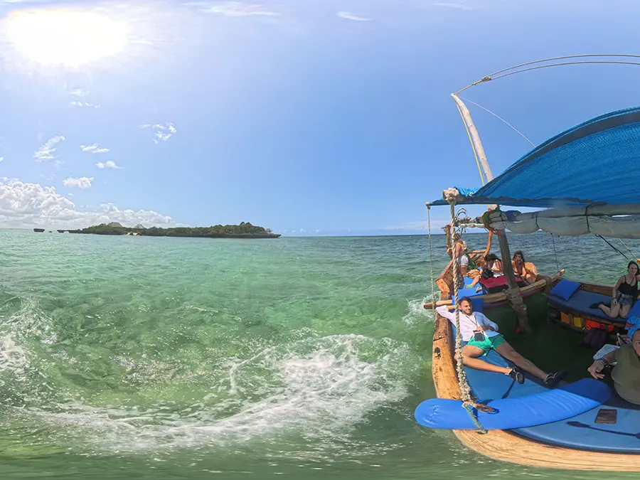 Snorkeling a Zanzibar